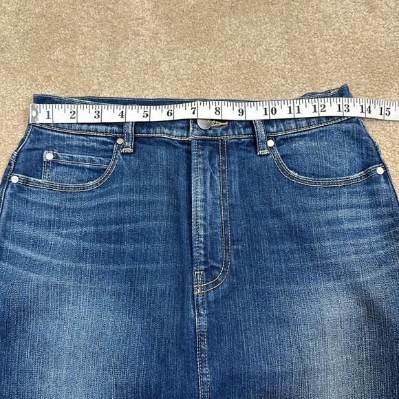 Denim Midi Skirt - Picture 6 of 7